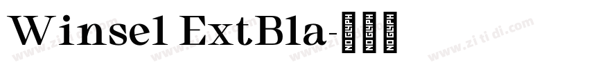 Winsel ExtBla字体转换